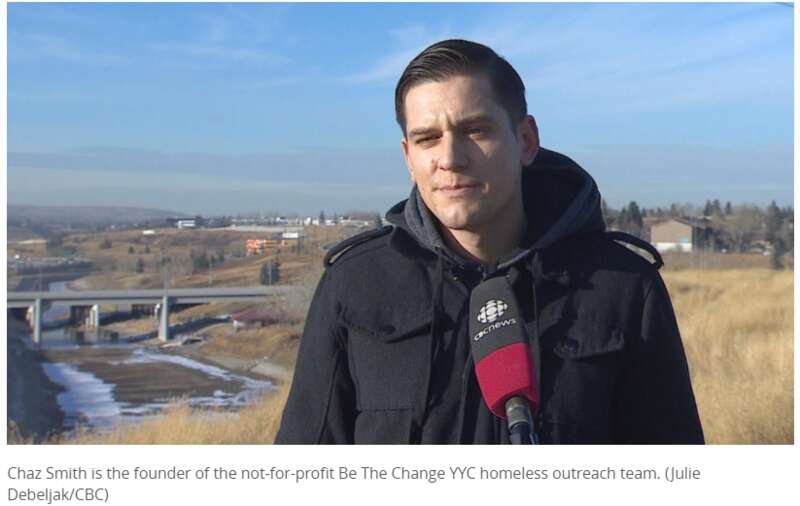 卡尔加里露营地的一名员工特里斯坦·泰勒（Trystan Taylor）